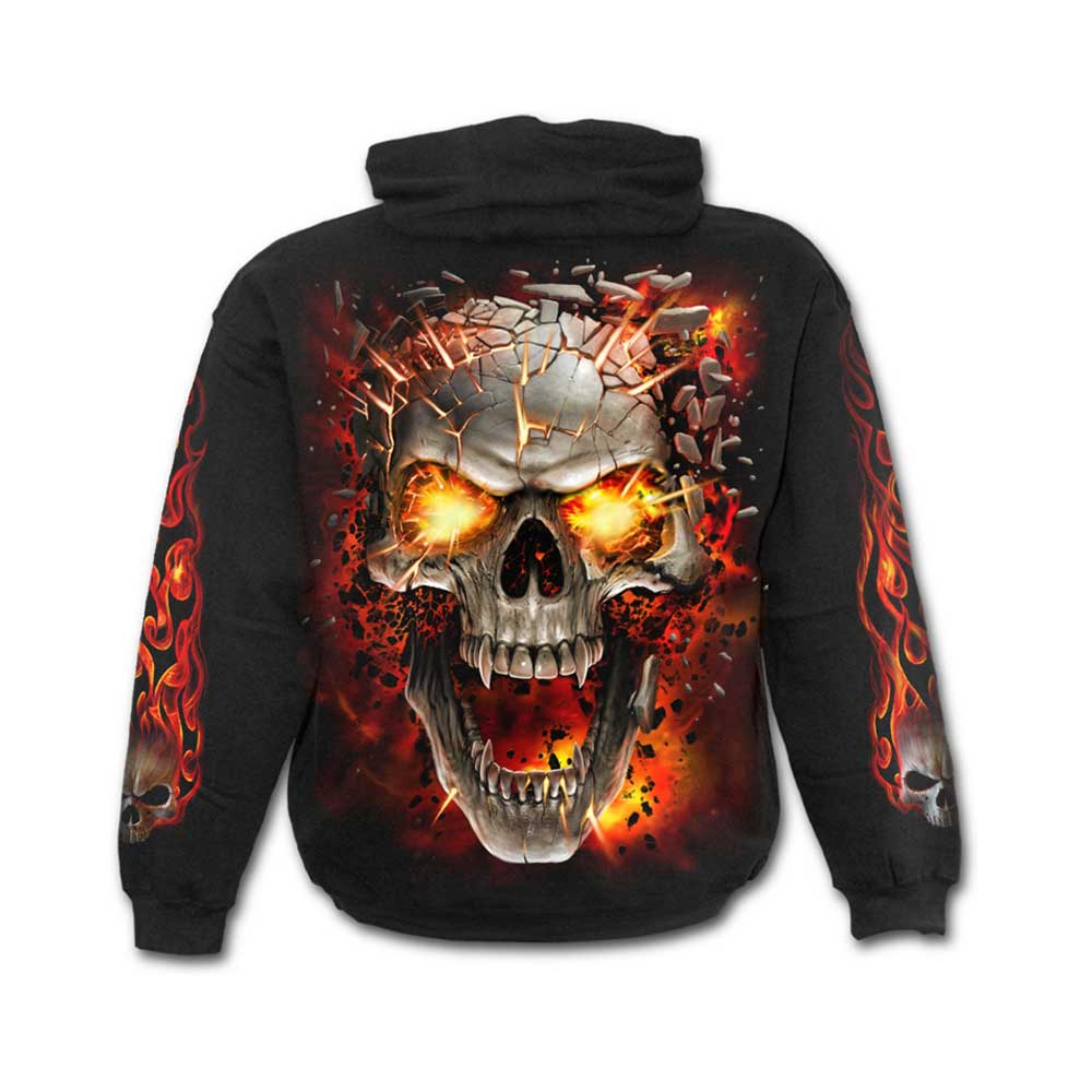 Spiral - SKULL BLAST Kids hoodie/sweater - Black